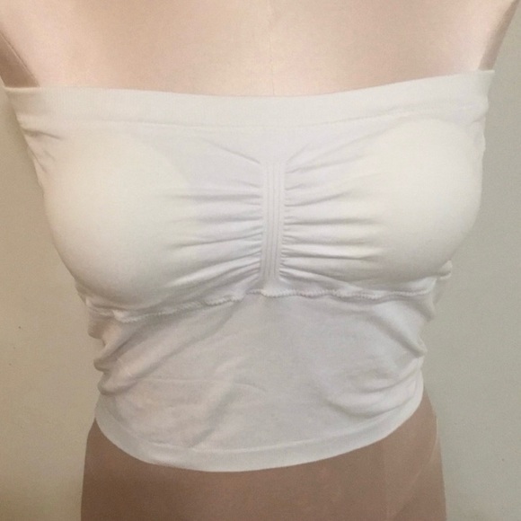 Lily Strapless 2 Pk Padded white Bras NEW Various sizes All Seasons & Occasions - Picture 5 of 7